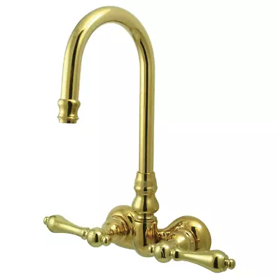 Vintage CC71T2 Two-Handle 2-Hole Tub Wall Mount Clawfoot Tub Faucet