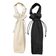 Calico Bottle Drawstring Bags 100% Calico Bottle Bag Wine Bottle Bags lots 1-200