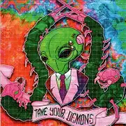 Tame Your Demons by Vini Kiniki BLOTTER ART perforated paper tabs