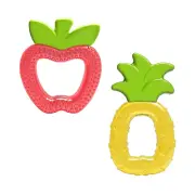 Dr. Brown's AquaCool Baby Teether, Pineapple & Apple, 2-Pack, 3m+