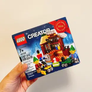 <木木·仕事部屋 Mu Mu Studio> 盒損 樂高 LEGO 40106 聖誕節限定 玩具工作室 小精靈 2014