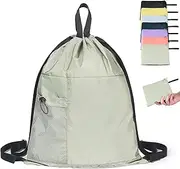 Linpr Packable Drawstring Travel Backpack, Hiking Swimming Waterproof Bags