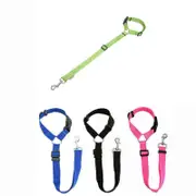 Adjustable Pet Dog Car Clip Lead Harness Strap for Vehicle Travel Restraint Use