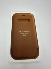 Apple Leather Sleeve Case with MagSafe Saddle Brown for the iPhone 12 Pro Max