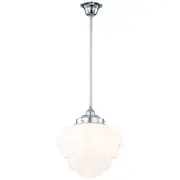 Chrome Retro Pendants Lights Fairfield Art Deco Beehive Period Lighting