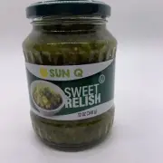 Sun Q Sweet Relish 12 Oz B/b 08/26