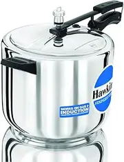 Hawkins HS10L Stainless Steel Pressure Cooker, 10-Liter