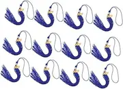 TEHAUX Academic Graduation Cap Tassels 2023 12pcs Charm Decorations for Graduation Party