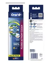 Oral-B Braun Floss Action Toothbrush Heads Refill - Pack Of 5. Freeship