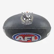 Collingwood Magpies AFL Footy Aura Synthetic Football Size 3