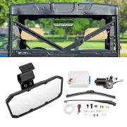 Electric Windshield Wiper Motor & Center Mirror For Polaris Ranger 500 570 900XP