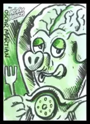 2020 MARS ATTACKS WACKY PACKAGES OSCAR MARTIAN BACON JIMENEZ SKETCH 1/1