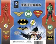 DC Hero Tattoos 2 inch Vending Machine Capsules Toy Mix 250 pieces Batman Super