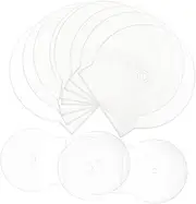 INOOMP 20pcs Cd Case Clam Shell Single Disc Holder Protective Jewel Case Transparent Single Disc Holder Transparent Plastic