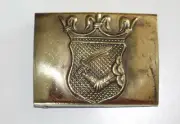 AUSTRIAN ARMY BOSNIAN Pre-WW1 ERA REPRO BRASS EQUIPMENT BELT BUCKLE