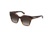 Furla Sunglass SFU686 540752 Shiny Dark Havana