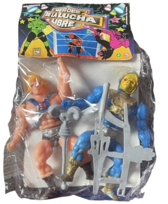 He-Man Heroes de La Lucha Libre Masters of the Universe MOTU KO Skeletor Figure
