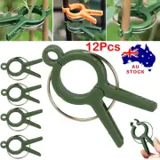 12Pcs Plant Support Clips Binding Set Multi-Purpose Twist Ties Garden Grafting