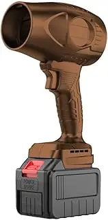 Leaf Blower, 300000RPM Hand Held Leaf Blower Cordless Brown