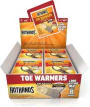 Toe Warmers (40 Ct.)New HotHands Toe Warmers (40 Pair) Safe, Natural Long-Lastin