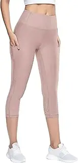 [Generic] Womens Yoga Pants Tummy Control Running Sweatpants Sexy Buttery Soft Regular & Plus Size, Pink, Medium
