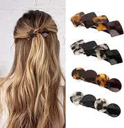 Amariver Hair Barrettes for Women 4Pack Vintage Hair Clips Non Slip Hair Clip French Barrettes Fashion Accessories for Women Girls