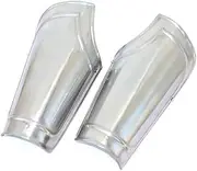 [MEDIEVAL CRAFT] Steel Bracers Medieval Arm Guard LARP Reenactment, Silver