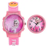Princess Wrist Watch Frozen Flip Watches With Adjustable Strap Gifts For Kids Girls -NMAOV A