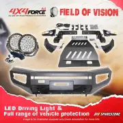 4X4FORCE Performance Guard Bullbar Skid Plate Light for Nissan Navara NP300 D23