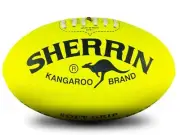 Sherrin Football Kangaroo Brand All Surface Soft Grip. Size 2