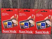 3 SanDisk 16GB Class 4 SD SDHC Flash Memory Cards 16G SDSDB-016G-A46C New