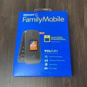 TCL Flip 2 Phone Gray 16GB Quad-Core 4G LTE Walmart Family Mobile T408DL