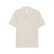 [Calvin Klein] Calvin Klein Logo-embroidered Shirt L NEUTRALS