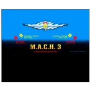 Mach 3 Arcade Control Panel Overlay CPO Textured Laminate