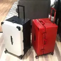 在飛比找樂天市場購物網優惠-行李箱 大容量行李箱 胖胖箱 鋁框行李箱 拉桿箱 旅行箱 密