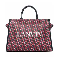 在飛比找蝦皮購物優惠-Lanvin 經典logo印花托特包 限量現貨