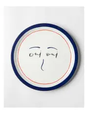 [No.22 Home] Paris Oui Plates in White