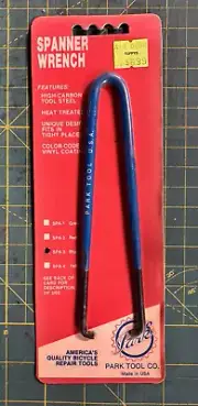 NOS Vintage Park Tool SPA-3 Blue Freewheel Pin Spanner Wrench NIP