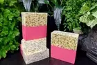 Lychee & Black Tea Goats Milk Artisan Soap Scrub ~ Palm Oil Free
