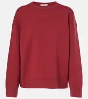 [Vince] Vince Wool, cotton and cashmere-blend sweater AU 14 red