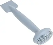 HAKIDZEL Dual-head Silicone Mask Brush for Spa Face Mask Applicator 1 Mud Scrubber Travel-friendly Facial Cleansing Tool