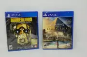 2 PS4 Games Assassin's Creed Origins & Borderlands Handsome Collection Sealed