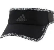 NEW! adidas Women’s Superlite Tennis/Golf/Pickleball Visor/Cap-Black/Pixel Print