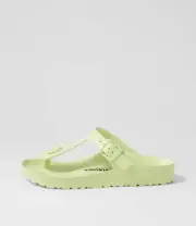 New Birkenstock Gizeh Eva Faded Lime Eva Thongs Faded Lime Womens Shoes Casual