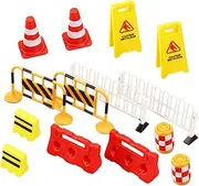HANABASS Road Signs Boys and Girls Miniature Traffic Barricade Educational Toys for Boys and Girls Early Development Toy