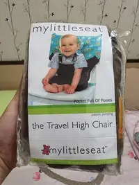 在飛比找Yahoo!奇摩拍賣優惠-二手 美國My Little Seat 可攜式寶寶安全椅套 