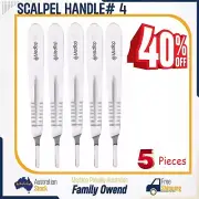 Scalpel Handle No. 4 For Stainless Steel Blades# 20-21-22-23-24 Surgical Blades