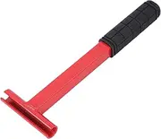 LOCADENCE Door Hinge Adjustment Tool, Commercial Door 0.134 Gauging Bender Wrench, Carbon Steel Hinge Gap Adjusting Wrench Kit with Rubber Long Handle Square Tube Red