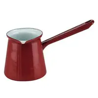 在飛比找樂天市場購物網優惠-《ibili》琺瑯土耳其咖啡壺(紅500ml) | 土耳其咖