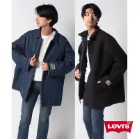 在飛比找Yahoo奇摩購物中心優惠-Levis 男款 和式雙面穿鋪棉牛仔外套 / 黑藍瑪瑙